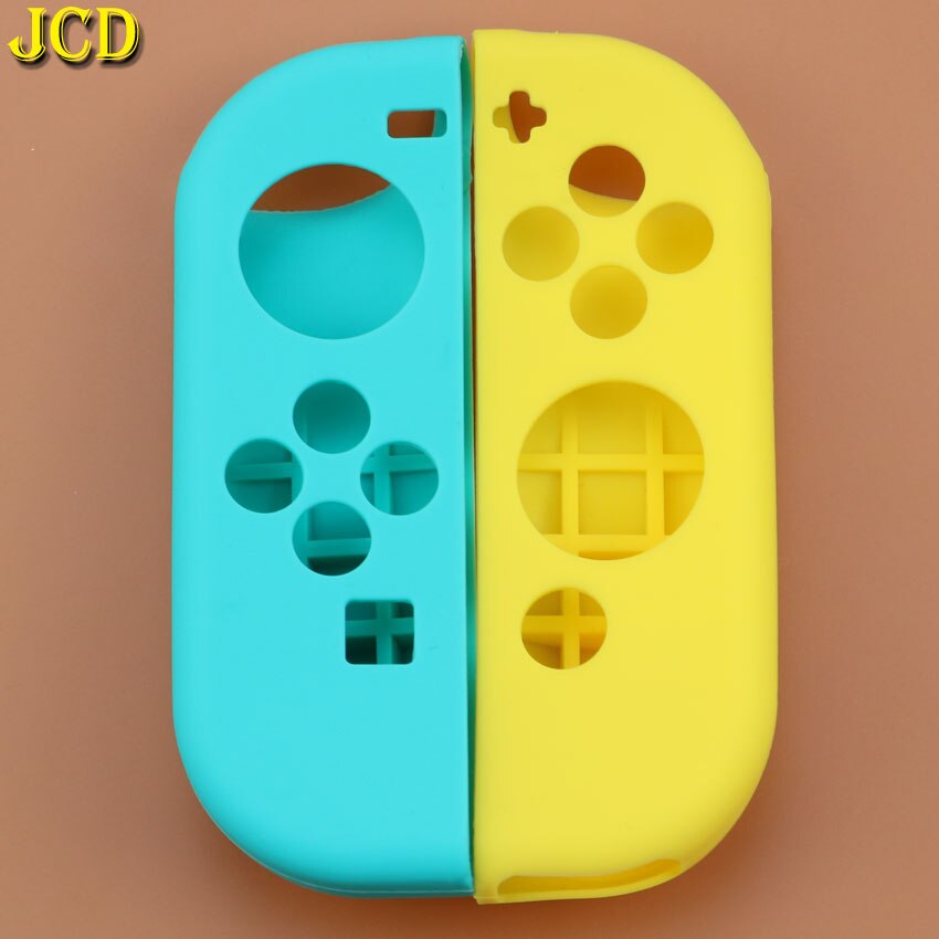 JCD-funda protectora de silicona suave para Switch NS Joy Con, carcasa de repuesto para mando de NS, 1 Uds.: DE