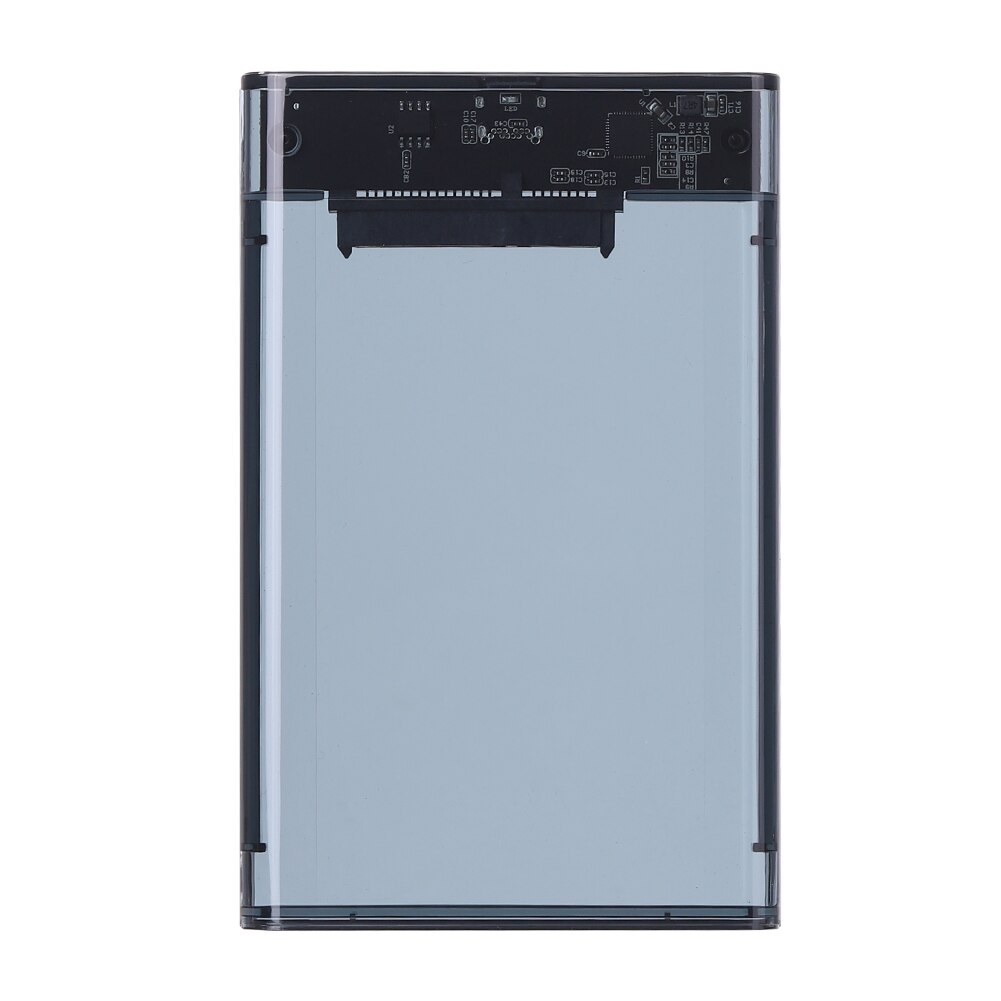 External Hard Drive Disk SSD Enclosure USB 3.1 Type-C Mobile Hard Drive Disk Box 8TB Transparent 2.5 inch SATA HDD SSD
