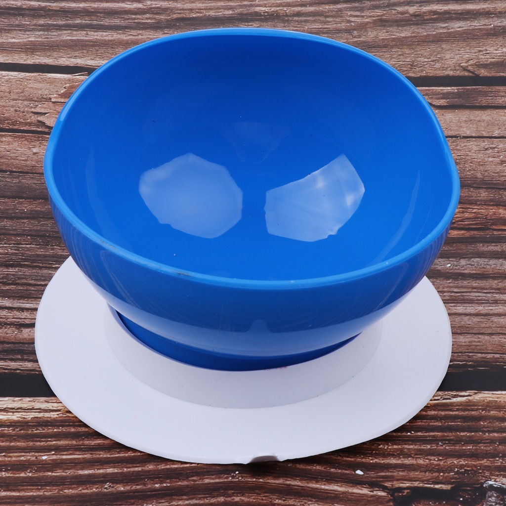 Portable Spillproof Bowl With Suction Cup Base Dish For Elderly Disabled Stiff Arthritis Patients Home Hospital Use