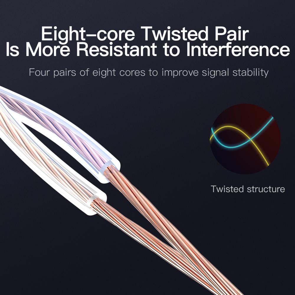 Vention-Cable de red Ethernet para enrutador de ordenador, CAT6, CAT6, blindado, trenzado, RJ45
