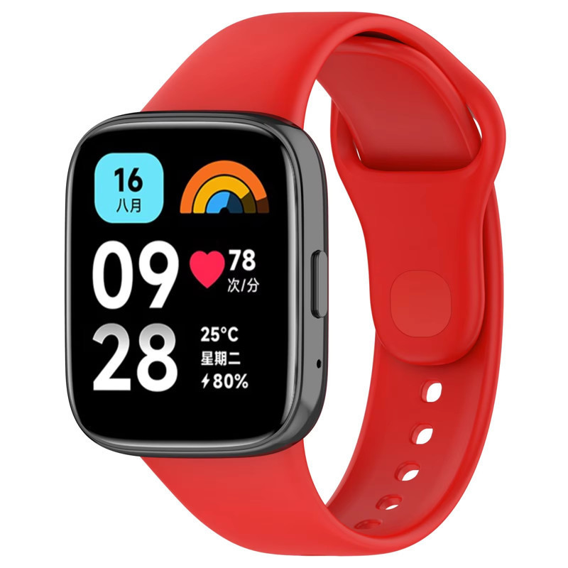 Silikonarmband + Hülle für Xiaomi Redmi Watch 3 Active Band Smartwatch Zubehör Sportarmband für Redmi Watch 3 Active/Lite Case: S / Blue White