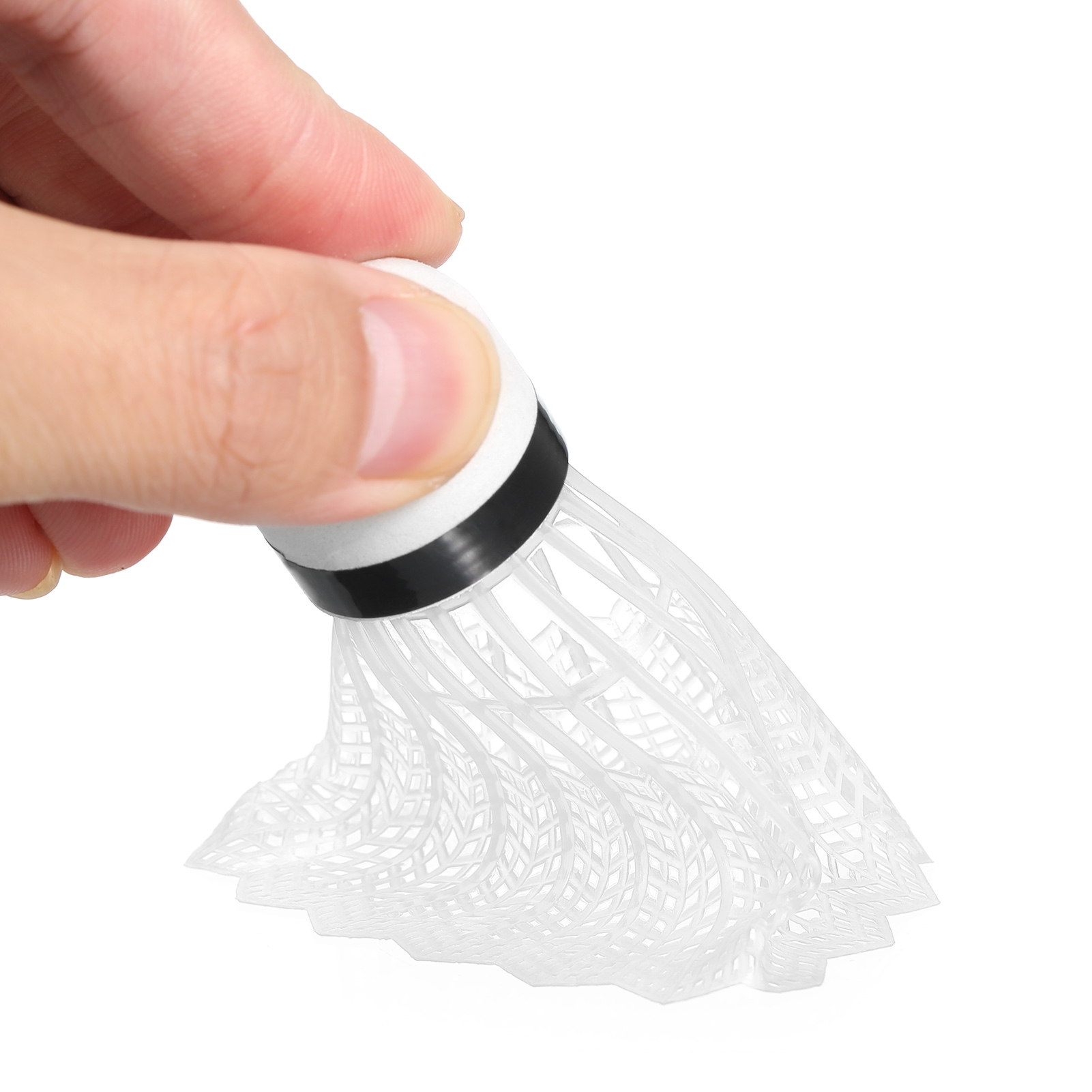 12 stücke Nylon Federbälle dauerhaft Kunststoff Badminton Federbälle drinnen draussen Sport Badminton Bälle Winddicht Federball