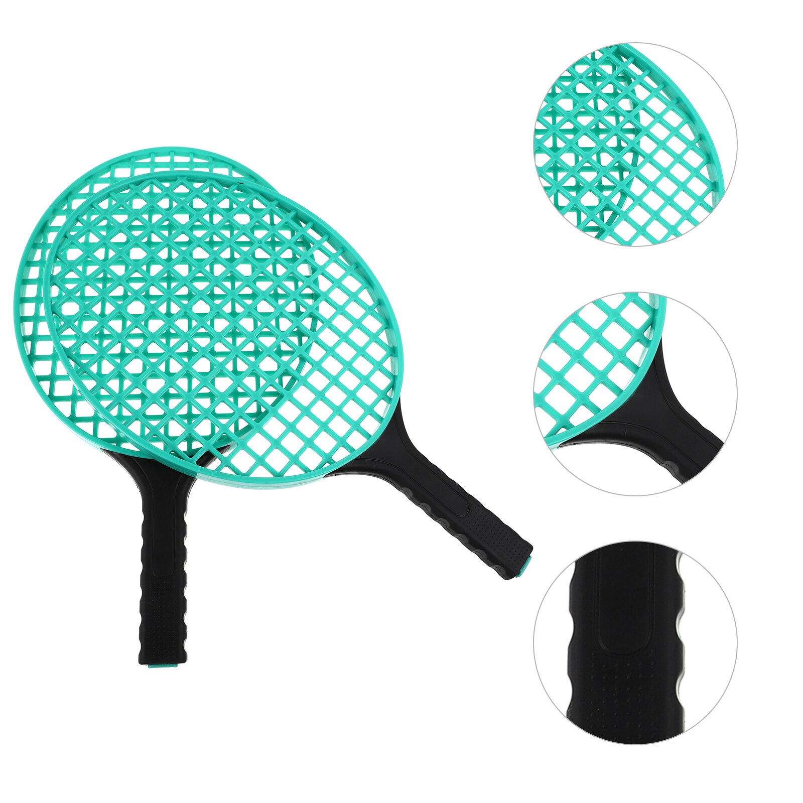 Racchette da Tennis per bambini 2 pezzi kit racchetta da Tennis in plastica per bambini all'aperto