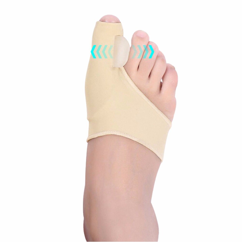 EEN Paar/Set Comfortabele Zachte Bunion Protector Toe Straightener Toe Scheiden Silicone Teenseparators Duim Voeten Zorg Richter