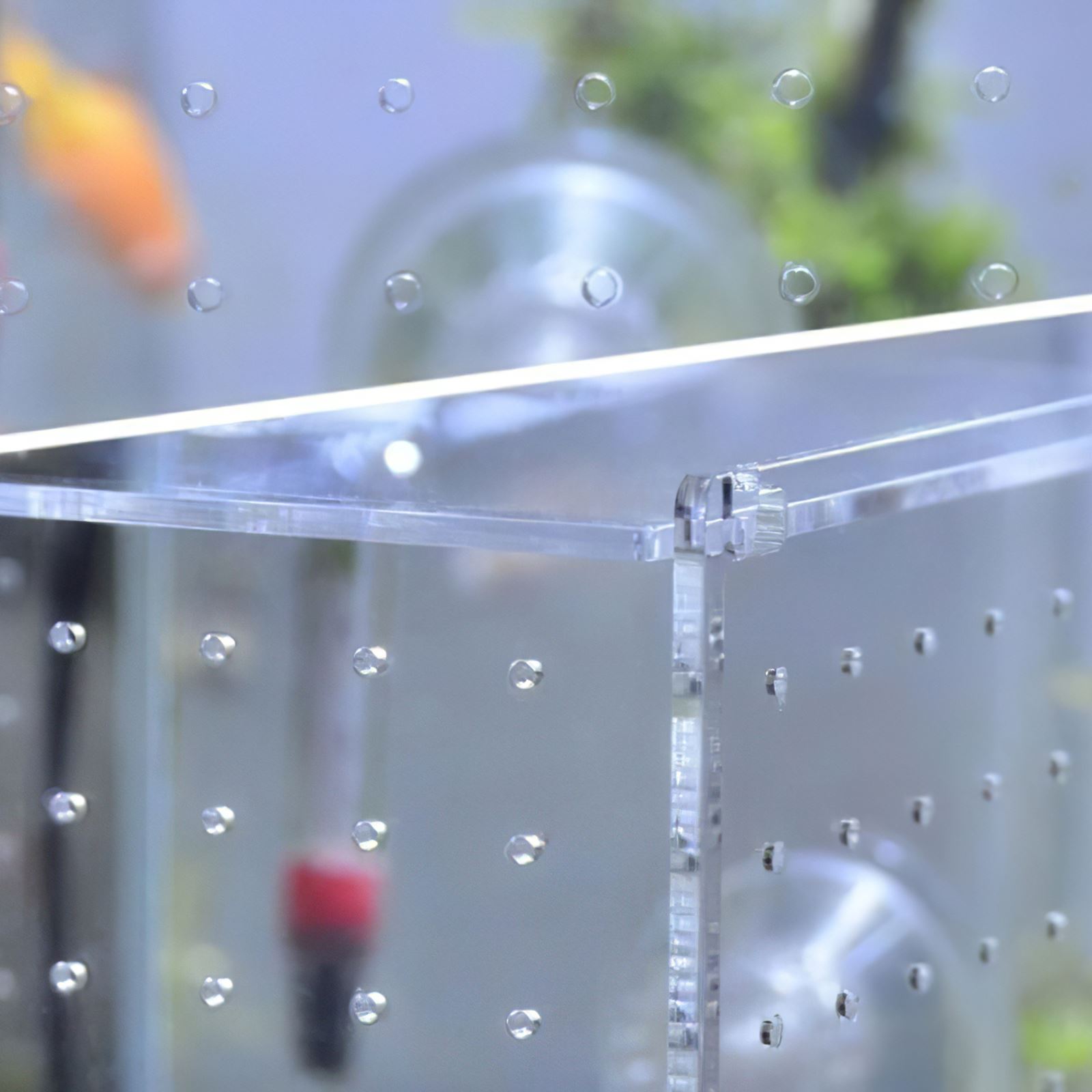 Acrylic Fish Breeding Box Transparent Isolation Box Breeder Portable Fish Hatchery Box Hatching Boxes Accessory For Pets Breed