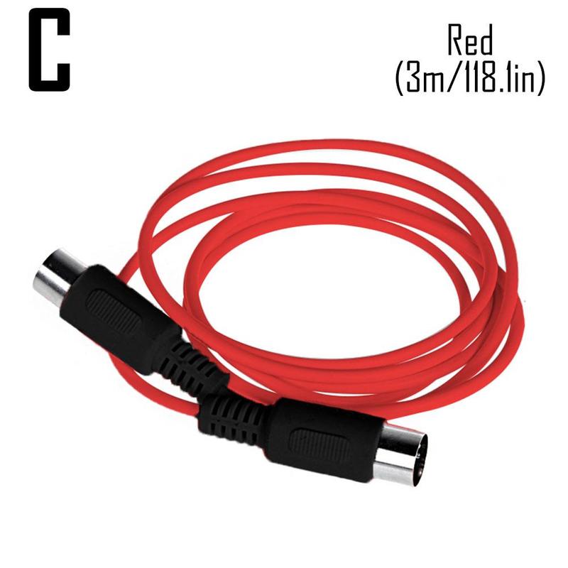 Midi Cable Music Editing Cable Double-headed Five-pin Electronic Connection Midi 1.5 Cable M M Cable 3 Cable Organ L2u0: C