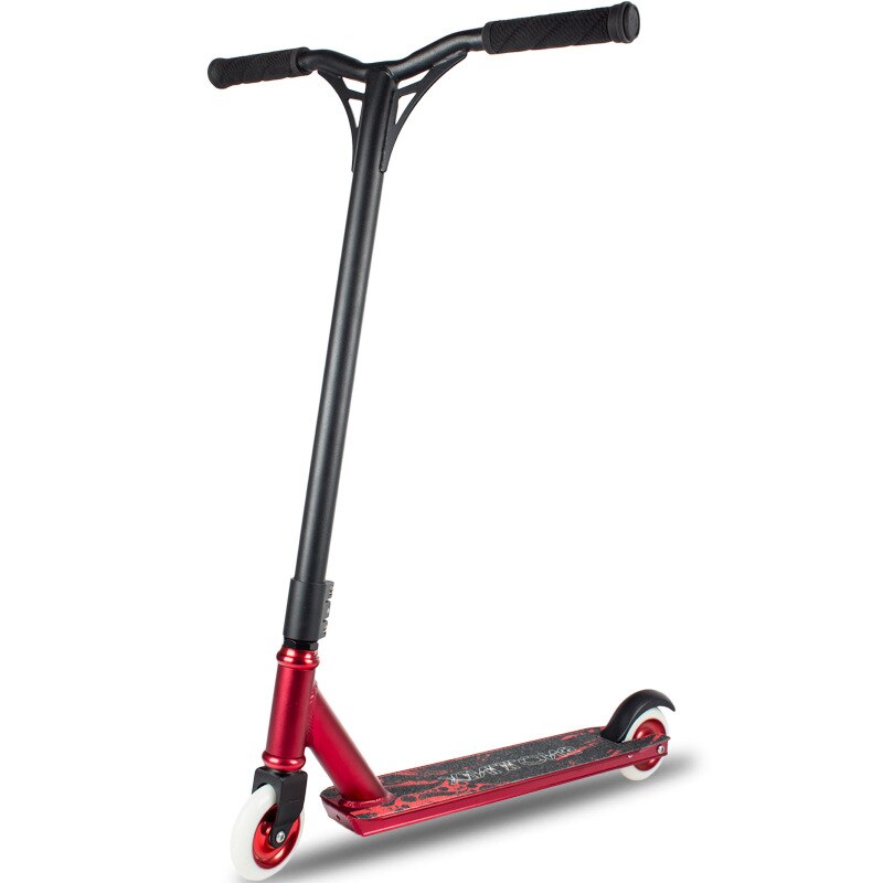 Prodezza di Scooter Freestyle Strada Surf Scooter calcio Trucco Manubrio Professionale Sport Estremi Scoote: Rosso