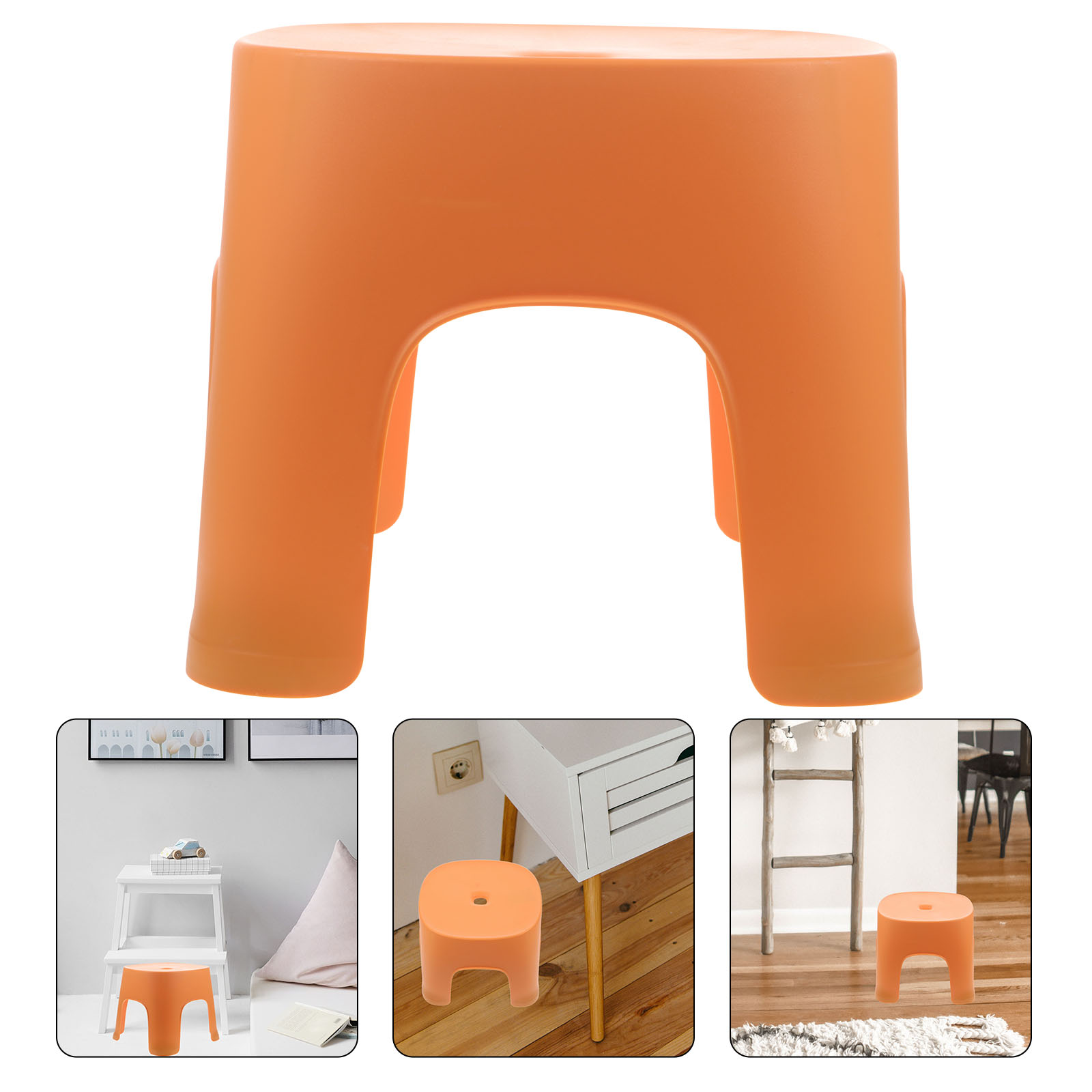 Chaise d'extérieur antidérapante, escabeau pliant, salle de bain rouge, petit pour enfants en bas âge