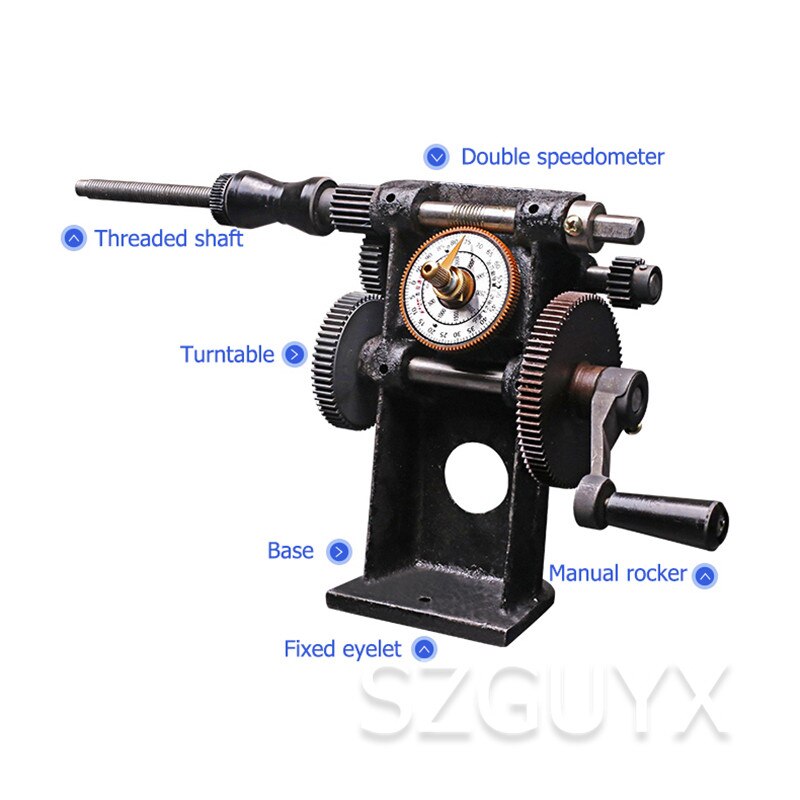 Manual dual-purpose coil winding machine, manual winding machine, manual counting winding machine, digital winding machine