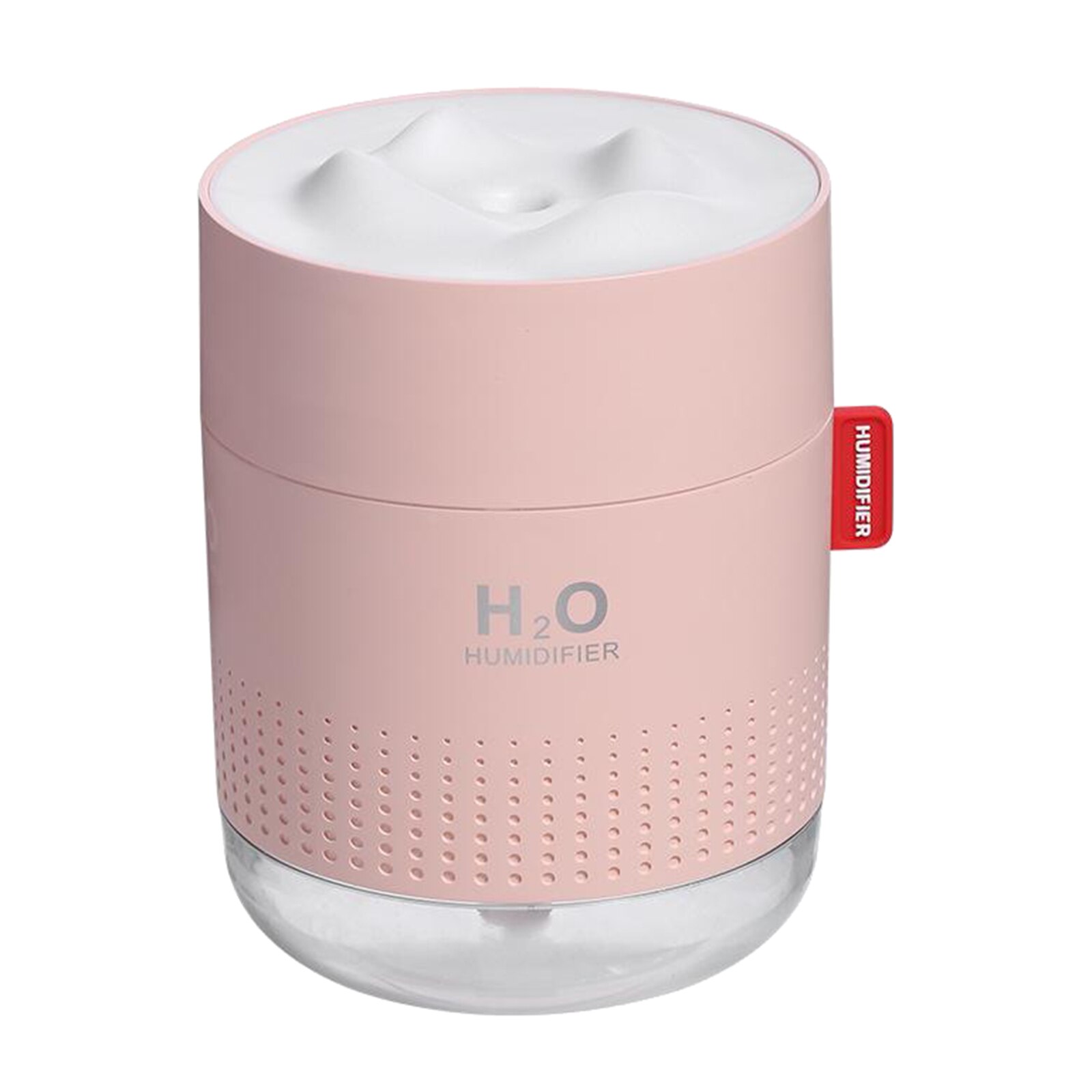 Electric Air Diffuser Aroma Humidifier LED Light Home Car Relax Diffuser: pink