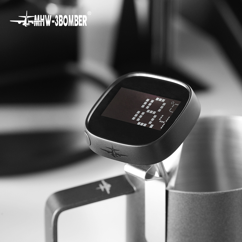 Termómetro Digital de lectura instantánea de MHW-3BOMBER, Espumador de café y leche, jarra, accesorios profesionales para Barista, herramientas de viaje y Camping