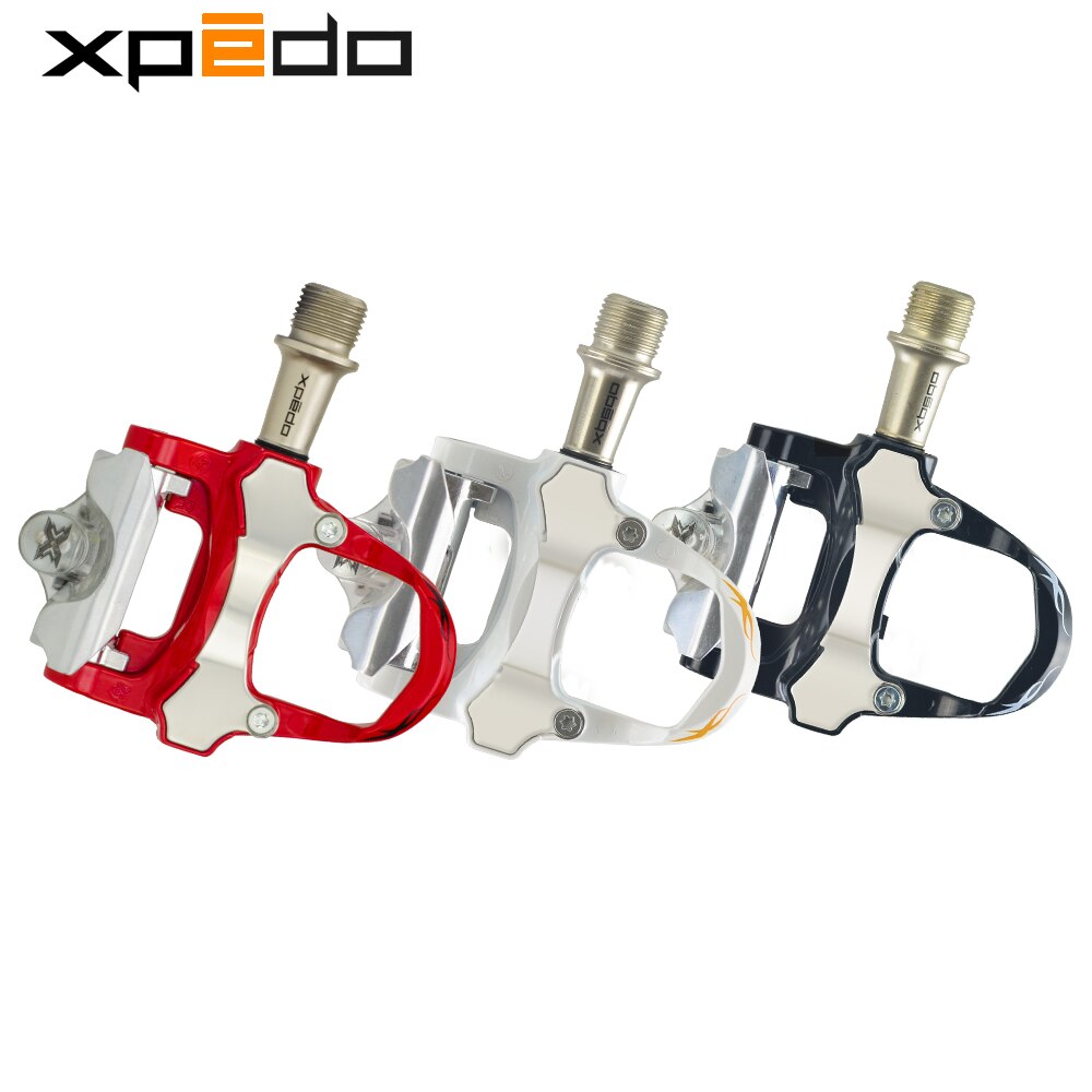Pedale senza clip della bicicletta della strada di Xpedo XRF07MC con 2 coppie guarda il pedale 235 g/paia della lega del magnesio di autobloccante dei tacchetti compatibili di Keo