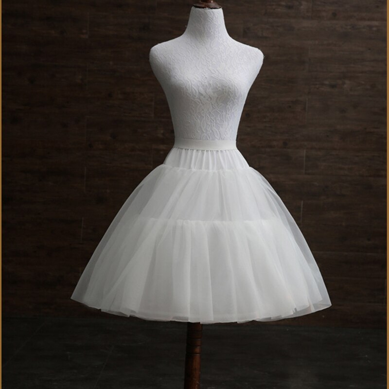 Falda blanca para niñas, enagua para vestido Formal de , vestido de flores para niña, debajo de la falda con aros, falda hinchada para niños