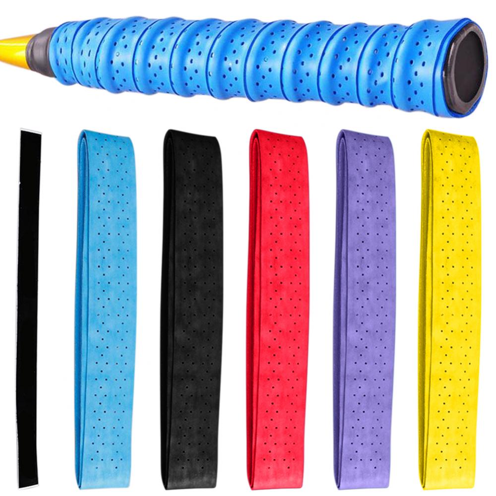 Antypoślizgowa Baseball Badminton rakieta do softballa z gumową rączką Grip wiązana opaska tenisowa Overgrips taśma paletka do badmintona uchwyty opaska