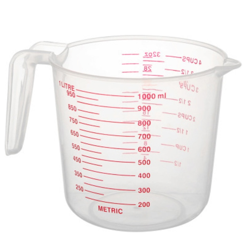 1000Ml Measuring Cup Baking Tool Kitchen Tool Plastic Measuring Cup Tool Cup with Scale