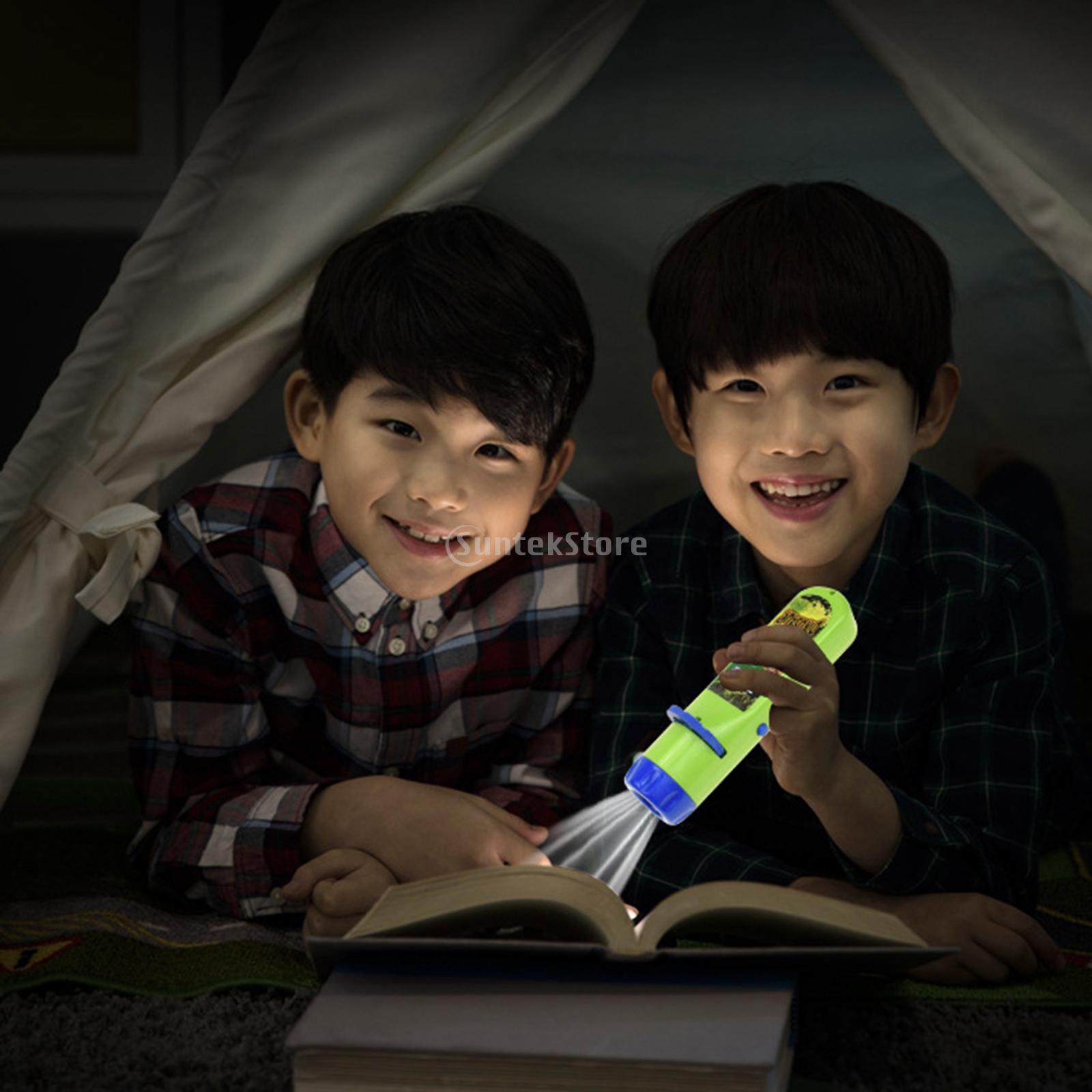 2-4x Toys Torch Projector Lamp Kids Children Sleeping Education Toy Year