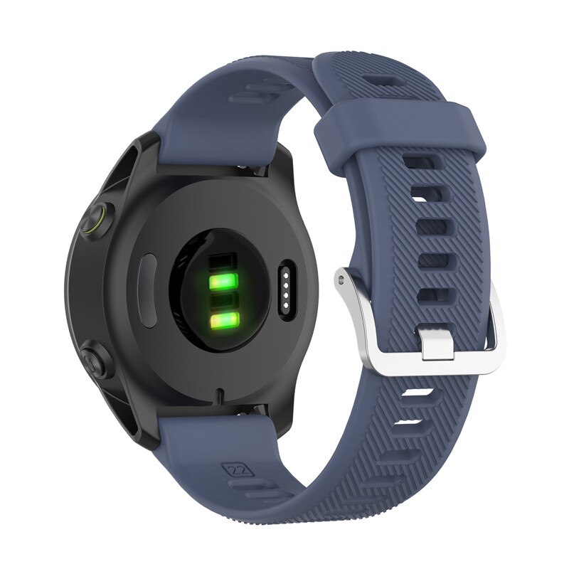 Correa de silicona para reloj Garmin Fenix 5/5 Plus/Forerunner 935 945 lite 745/Approach S60/Quatix 5, Correa deportiva de repuesto, 22mm: xyst-grey