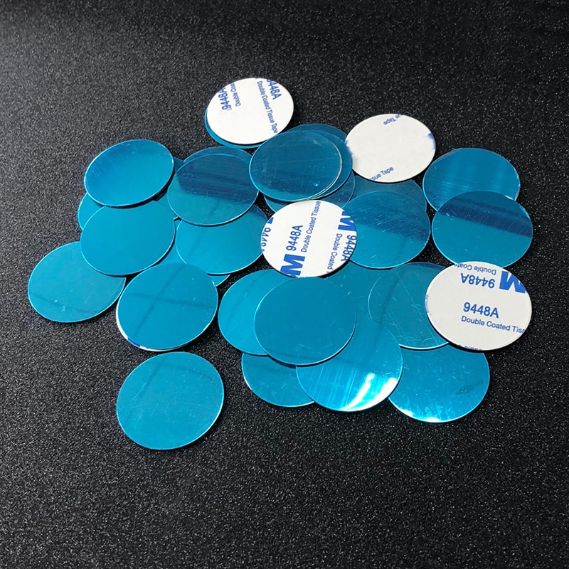 Disco de placa de Metal de 35x0,3mm y 30x0,3mm, lámina de hierro para soporte magnético de teléfono móvil para Coche magnético, 1 Uds./3 uds.
