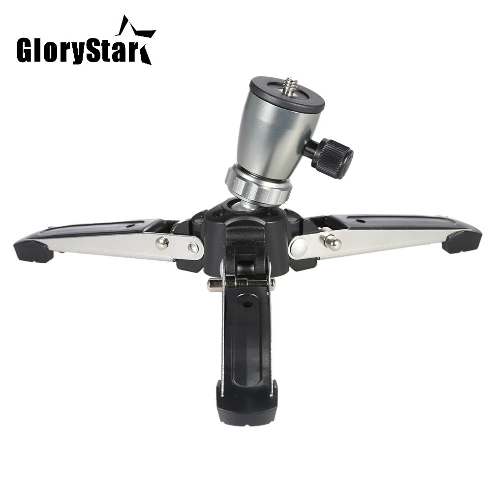 Glory Star-trípode de pie de 3 patas con tornillo de 1/4 ", Base monopié, soporte para cámara DSLR, trípode de pie