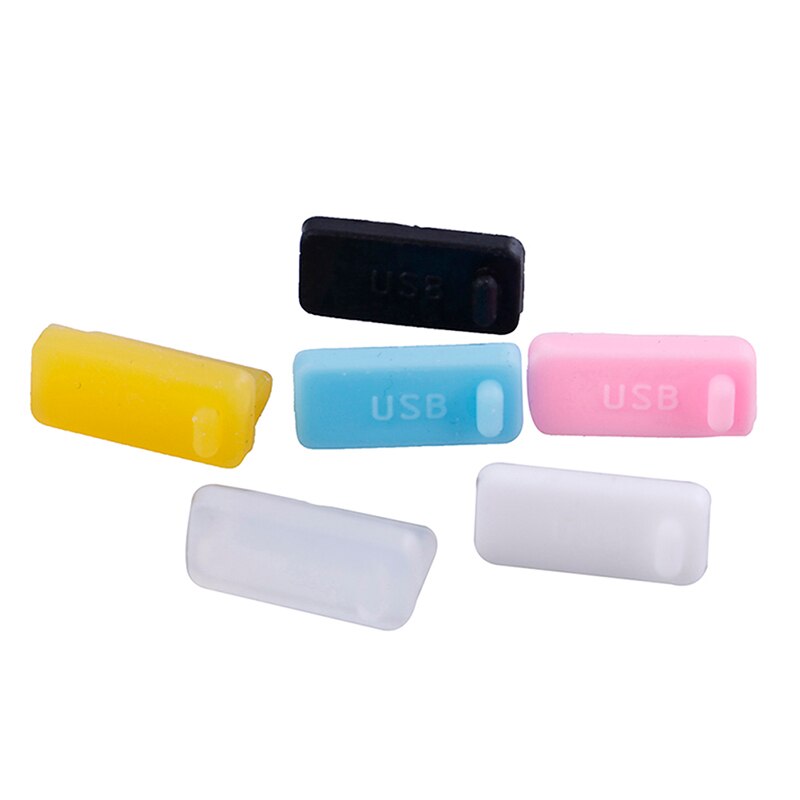 10Pcs Universele Usb Silicone Anti Dust Plug RJ45 Interface Stofdicht Poort Cover Stopper Voor Laptop Pc