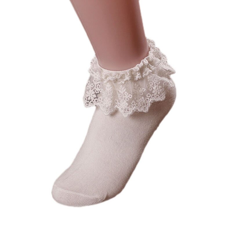 Next RICH 5 PACK - Enkelsokken - white with blue gingham ruffle/wit