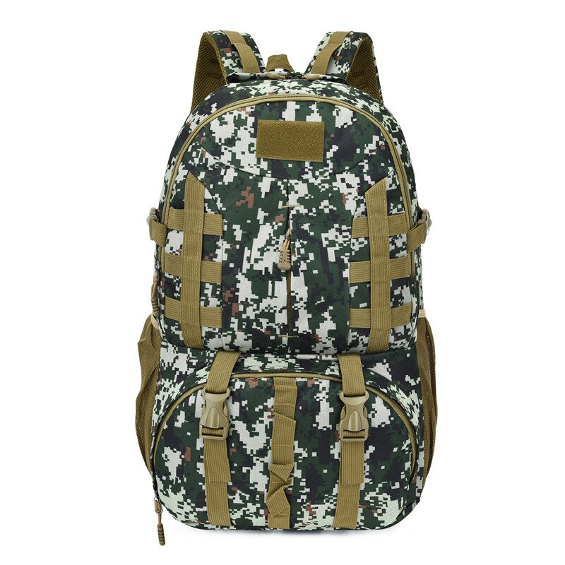55L Rucksack Team Entwicklung Ausbildung Armee Fan Rucksack USB Clever Schul Hochschule Studenten Militärische Ausbildung Wandern: Urwald Tarnung