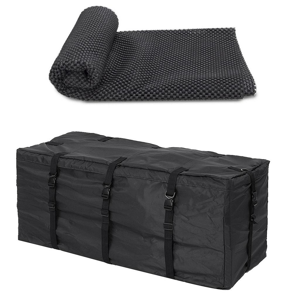 Waterproof Roof Car Bag Rooftop Cargo Bag Luggage Roof Top Carrier Storage Travel Large Capacity Car Roof Duffel Bag For SUV Van: 600D Bag with pad