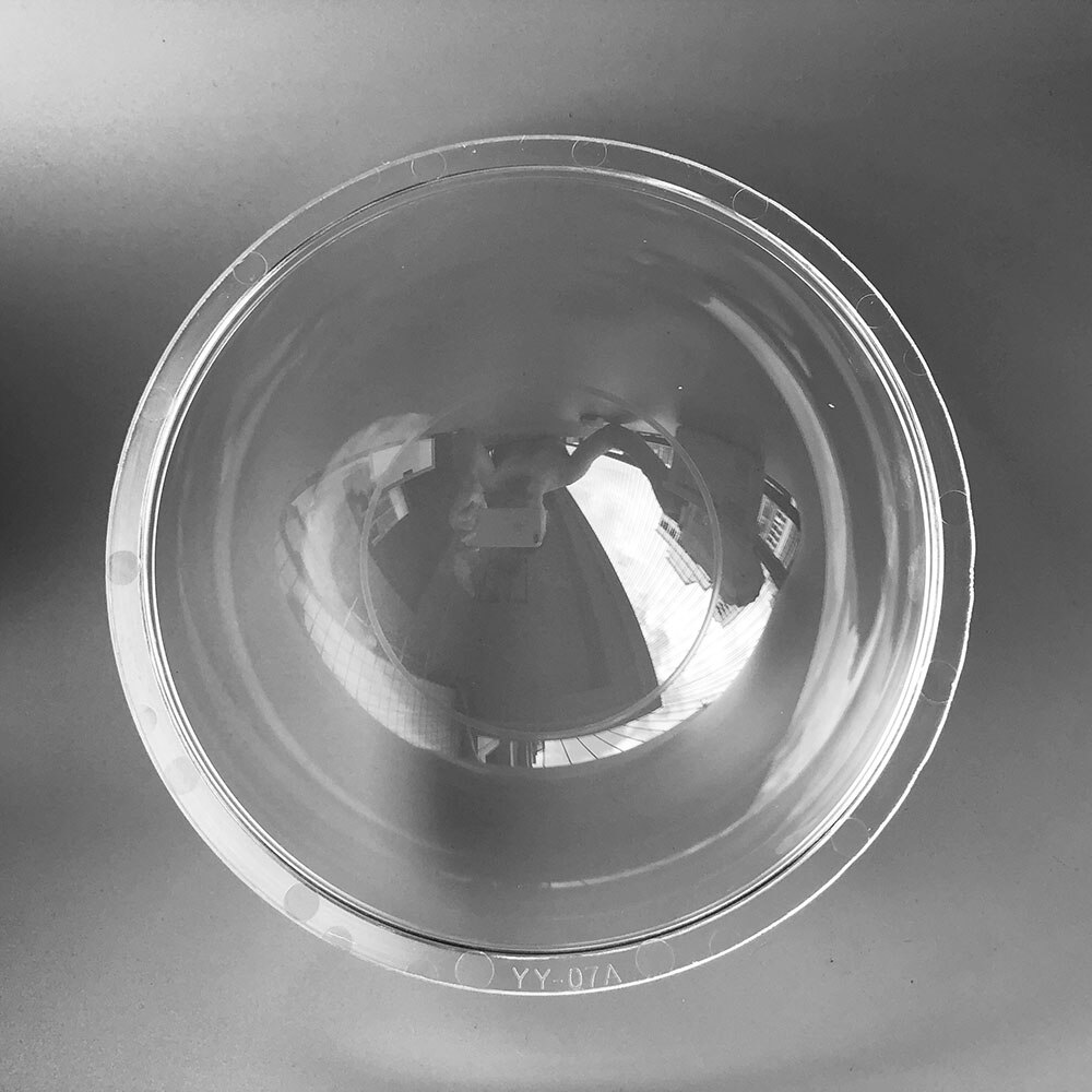 7.6 Inch 195x94mm Acrylic Plexiglass Clear Dome Cover Indoor Outdoor Security CCTV IP Camera Protector Housing Transparent Case