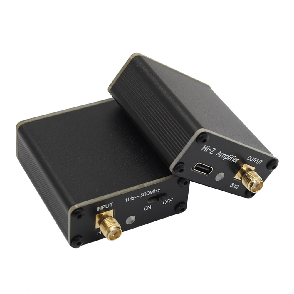 Hochimpedanzverstärker-Donut-Antenne, 1 Hz–300 MHz, Donut-Kurzwellenantenne, 5 V, 600 mA, für HackRF One, eingebauter 600-mAh-Akku