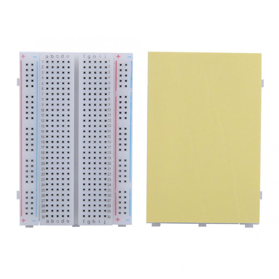 400 holes Circuit Testing Board Solderless 400 Tie-Points Breadboard Circuit Testing Board Reusable