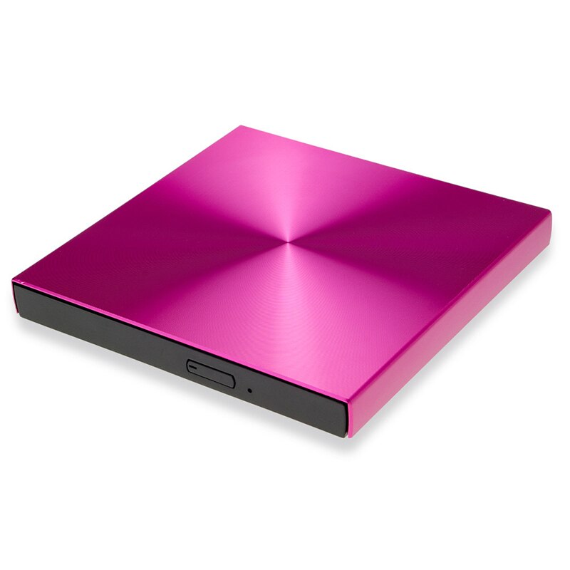 Aluminum alloy USB3.0 external disc burner TG30N notebook mobile external dvd burning external optical drive: Red