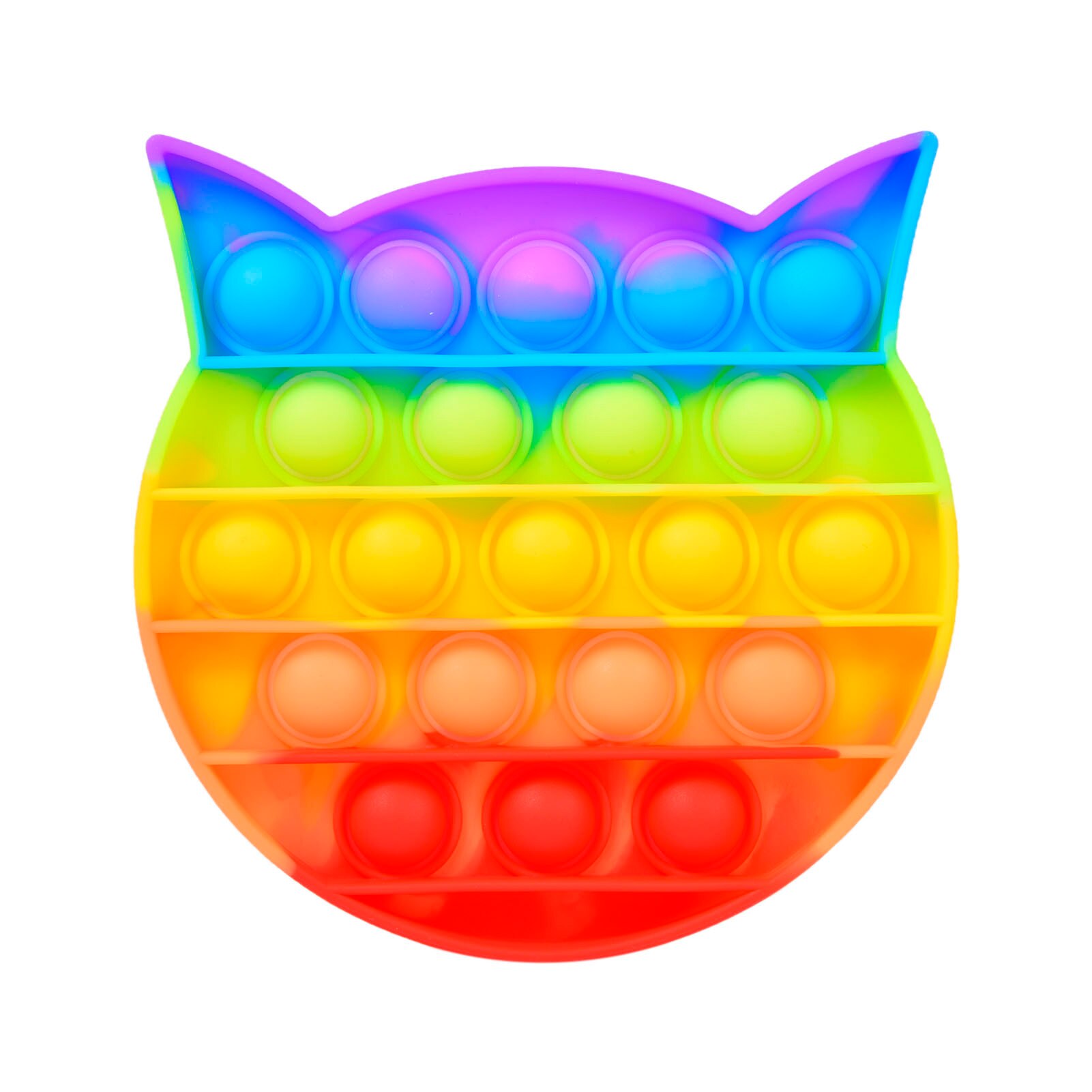 Push Bubble Fidget Sensory Toy Autism Special Needs Five-pointed Star Fidget Squeeze Funny Anti-stress Stress Reliever Toys: Cat