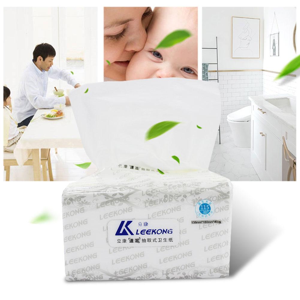 460PCS/Pack Toilet Paper 4 Layers Soft Strong Paper Tissues for Toilets Kitchens Restaurants
