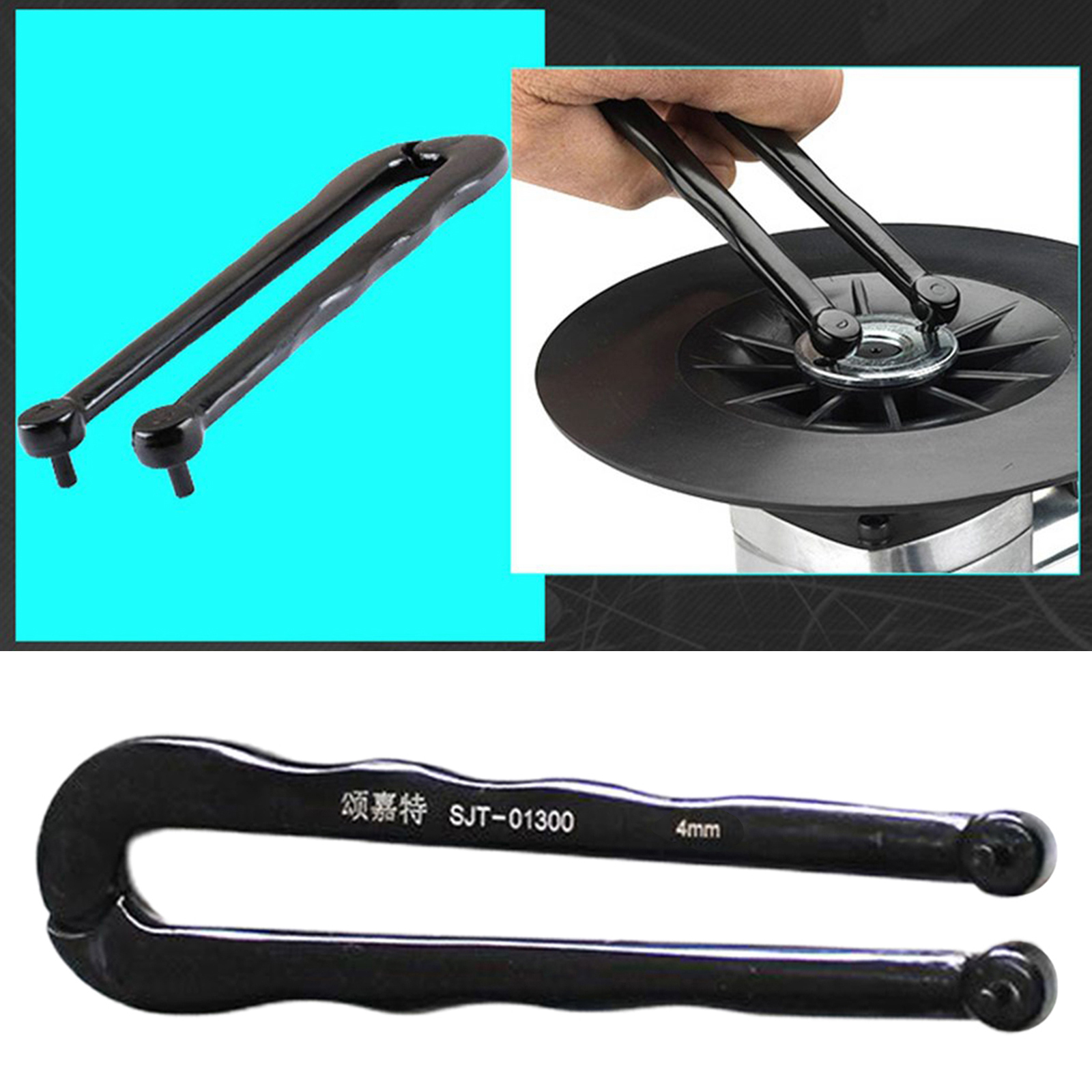 Steel Adjustable Face Pin Spanner Wrench Pin Plier Pin for Round Nut 2/3/4/5/6mm Spanner Pin Set Removal Tool