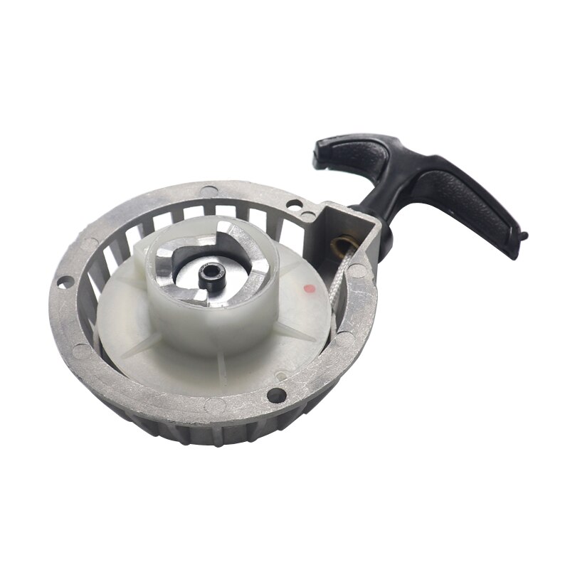Mini tirador de aleación de plata, arranque de retroceso, parte de arranque, ajuste para ATV 49CC, bolsillo, bicicleta Minimoto Quad