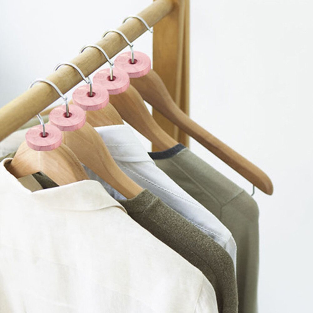 10pcs Round Natural Cedar Wood Balls Moth Repellent for Drawers Storage Boxes Closets