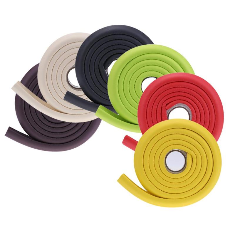1pc 2m veiligheidstafel babybureau rand hoek kussen beschermstrip verzachter bumper kussen beschermstrip veilige bescherming kinderen