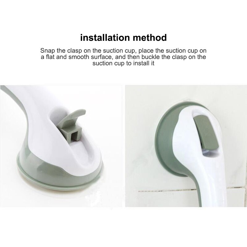 Bathroom Shower Vacuum Handle Suction Cup Safety Handle Anti Slip Support Toilet Help Hand Rail Safe Grab Bar Handrail Grip