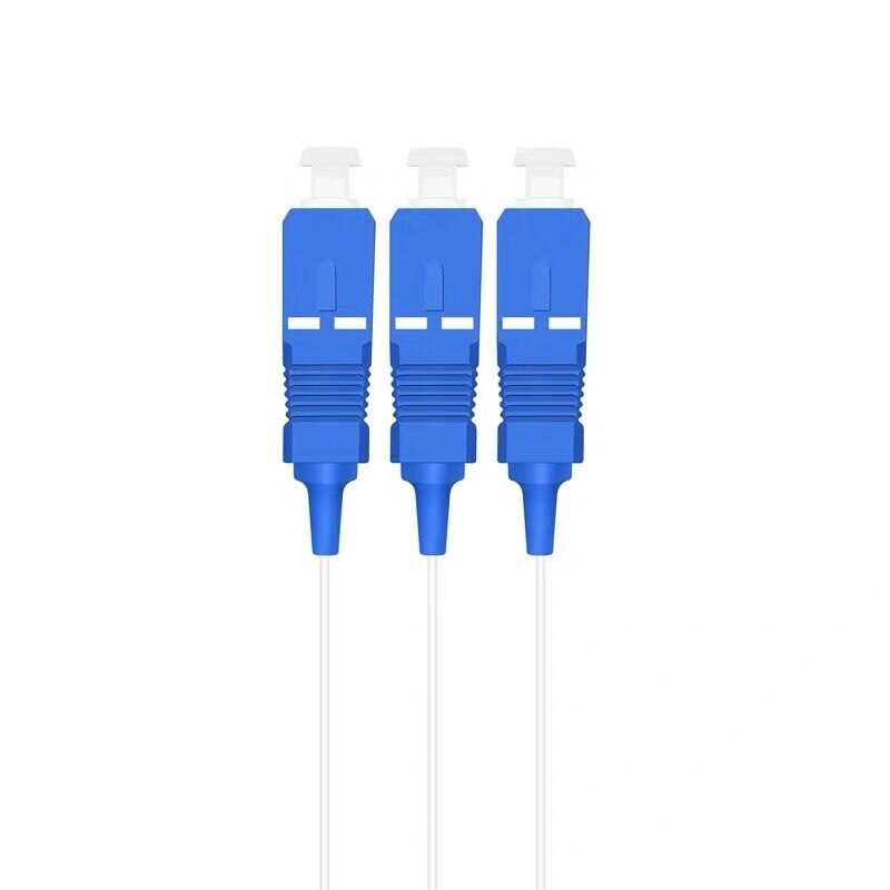 5 teile/los Fiber Optical PLC Splitter SC 1: 2 Mini stahl rohr typ 1x2 0,9mm Faser Opitc Splitter SC/UPC Stecker