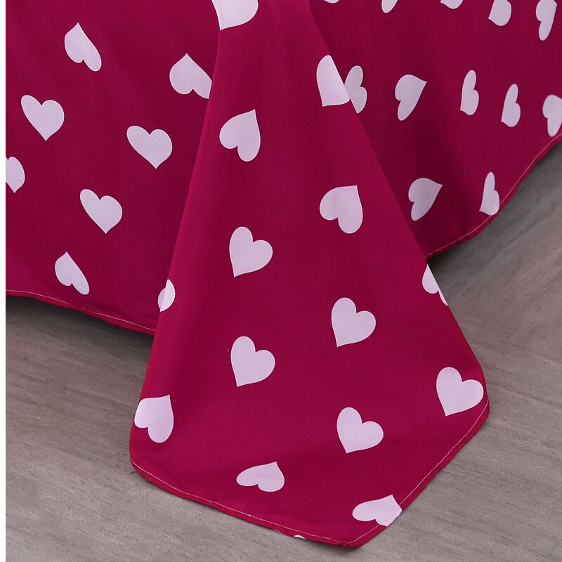 Conjunto de ropa de cama con estampado de corazones de estilo conjunto de edredón 2 uds/3 uds. 1 edredón + 1/2 fundas de almohada (sin manta ni sábana)