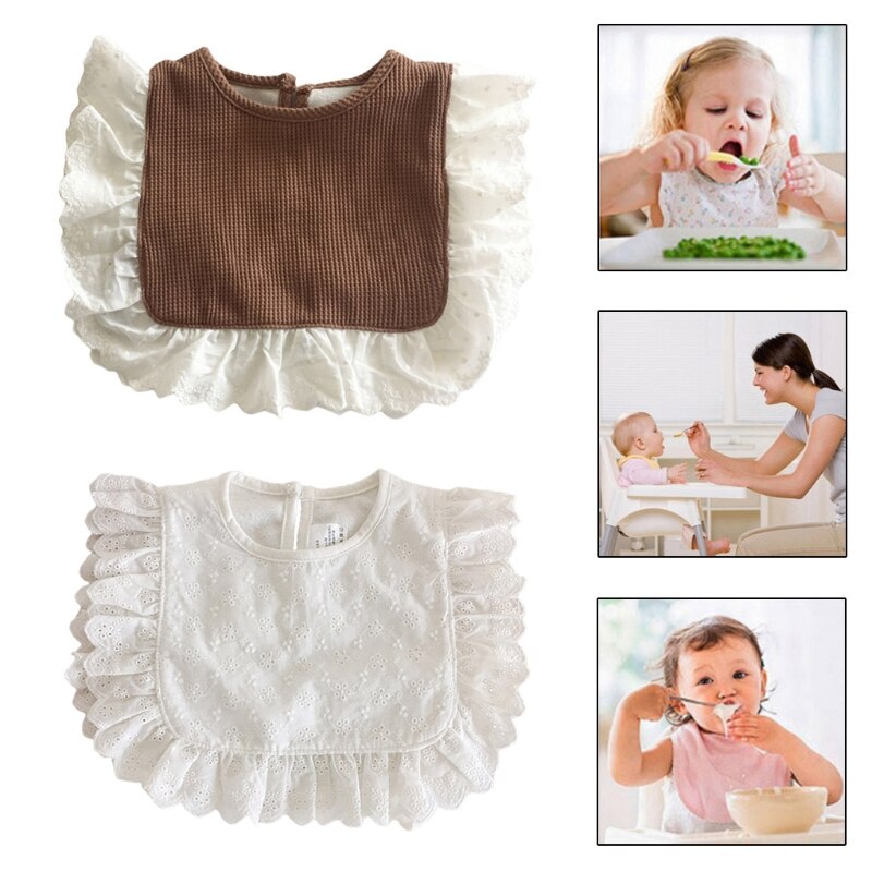 Baby Infants Feeding Bibs Soft Cotton Saliva Towel Toddler Newborn Burp Cloth