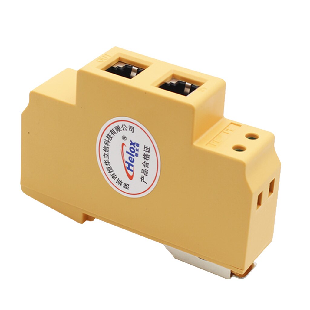 MagiDeal 100Mbps Ethernet Network Surge Protector Device Arrester