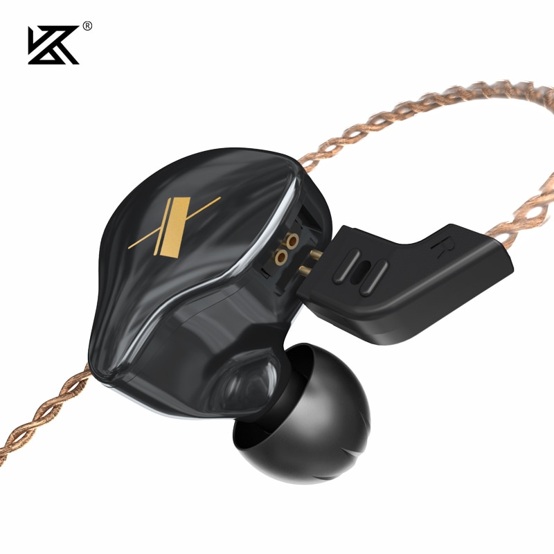 Słuchawki KZ EDX 1 Dynamiczne słuchawki douszne HIFI Bass Słuchawki douszne Sportowy zestaw słuchawkowy z redukcją szumów