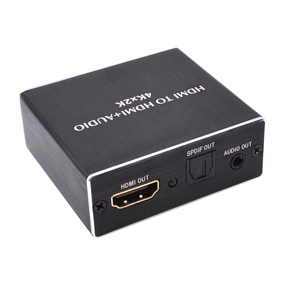 Hdmi-Compatibel Audio Extractor 4K @ 30Hz Hdmi-Compatibel Hdmi-Compatibel + Optische Toslink spdif + 3.5Mm Aux Audio Splitter: Default Title