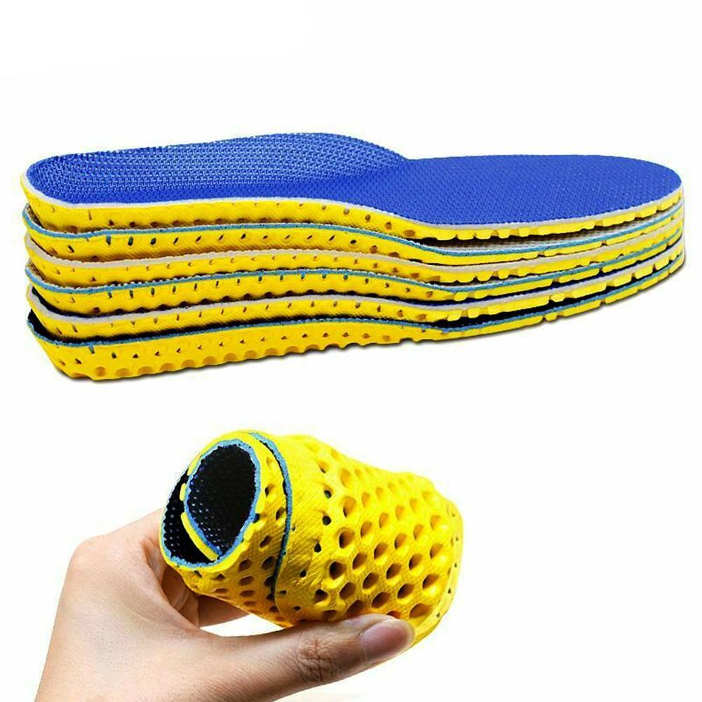 Plantillas ortopédicas de espuma viscoelástica para hombre y mujer, accesorios suaves para calzado, almohadillas para los pies, 1 par