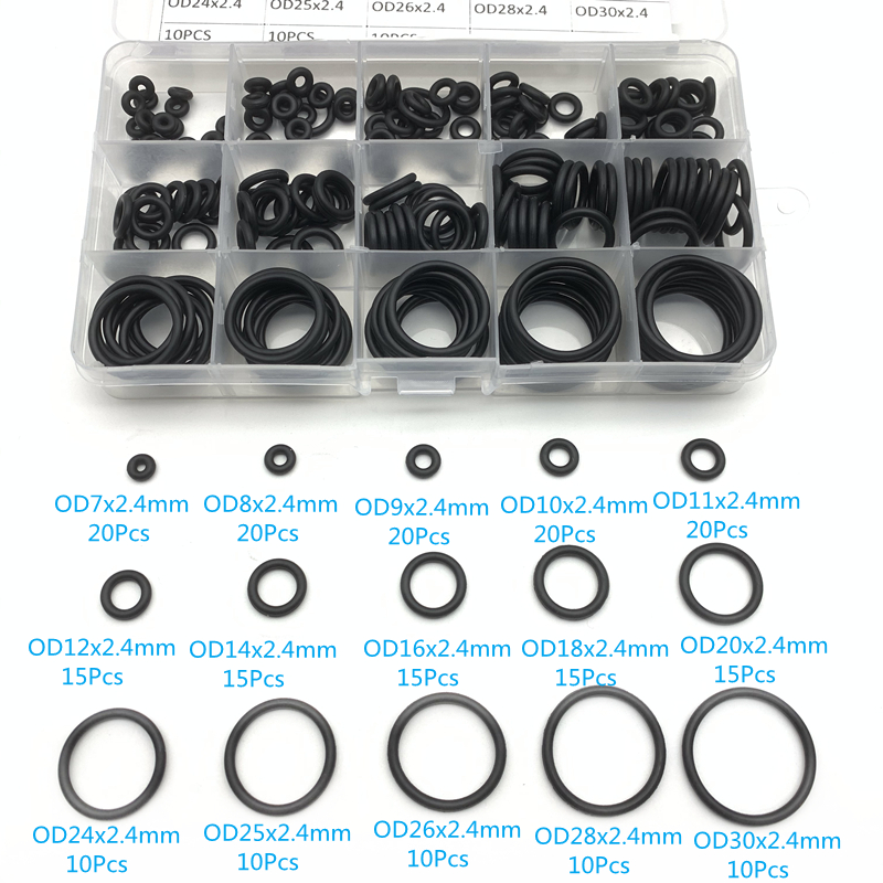 O Ring Gummi Silikon O Ring Dichtung nbr vmq fkm Dichtung O-Ring Nitril Unter Bein scheibe Gummi Oring einstellen Sortiment Bausatz einstellen Kasten Dichtung sring: Himmel Blau