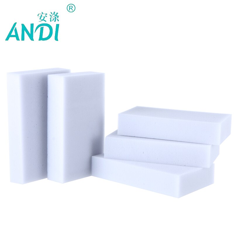 ANDI 100 stks/partij Grijs Magic Melamine Spons 10*6*2 cm Schoonmaak Gum Spons voor Keuken Kantoor Badkamer schoon