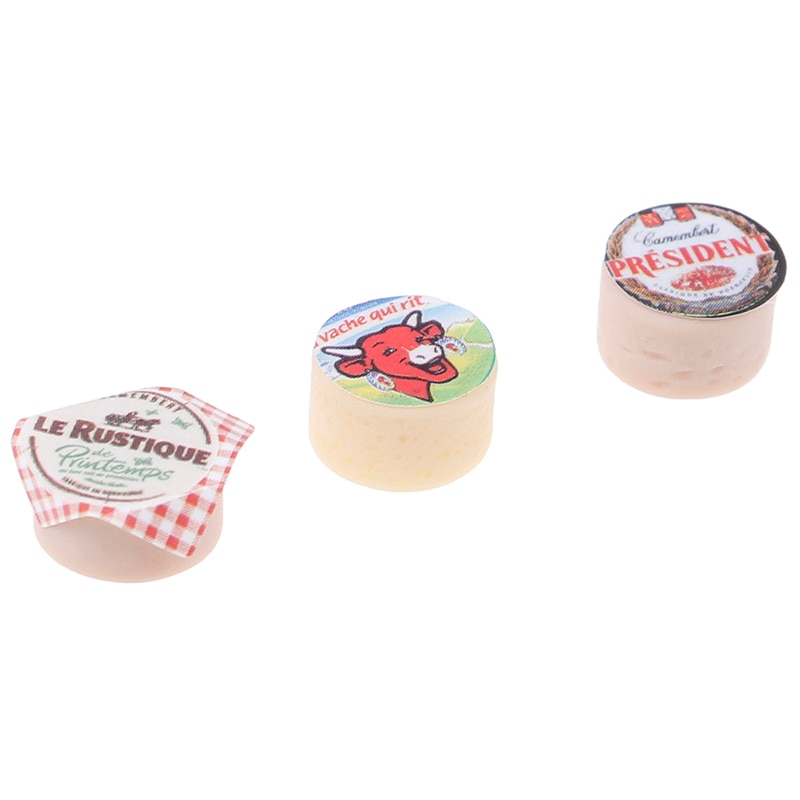 3 st barn mini ostar för 1/12 skala docka simulering miniatyr kök mat vardagsrum dekoration barn barn leksaker