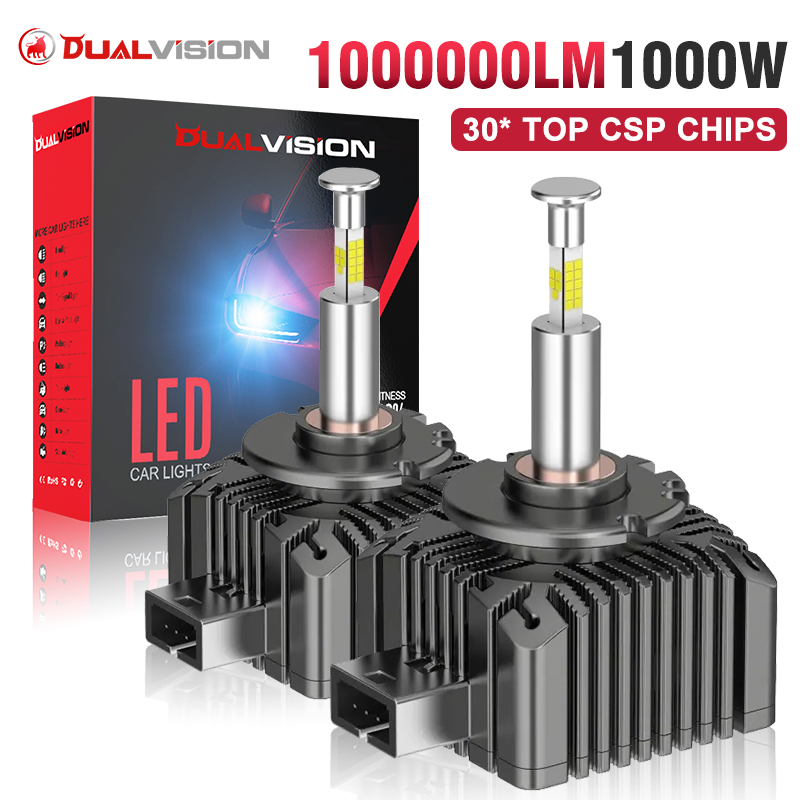 1000 W D1S D3S 360 LED Scheinwerfer Canbus Lampen CSP D4S D2S LED Super Helle D1R D4R D2R D3R Auto birne 12 V 6000 K D Serie Auto Birne