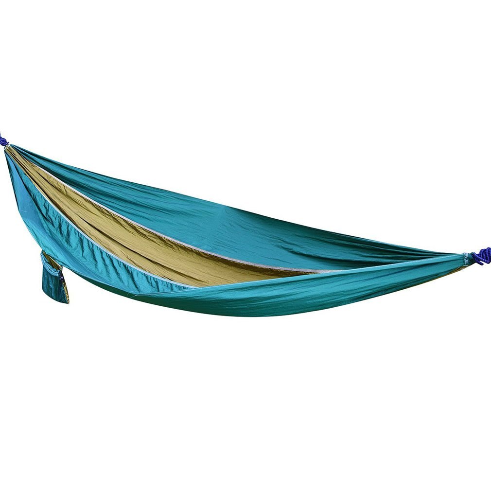 Portable Nylon Hammock Outdoor Furniture Travel Hammock Lightweight Camping Sleeping Hanging Bed 660 Pounds Max